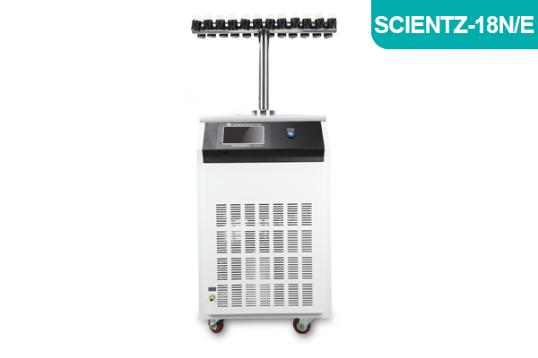 寧波新芝實驗型鐘罩式凍干機Scientz-18N/E安瓿瓶T型架型