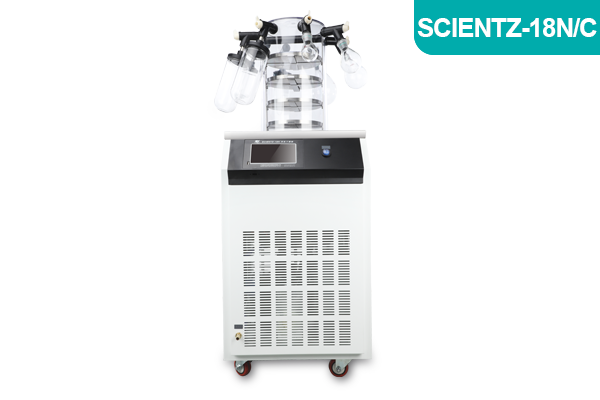 寧波新芝實驗型鐘罩式凍干機Scientz-18N/C普通多歧管型